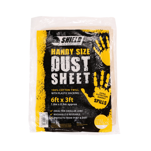 6ft x 3ft Professional Dust Sheet - Laminated - Handy Size