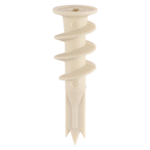 42mm Nylon Speed Plugs White 42mm for Plasterboard Cavity Fixings