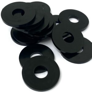 M8 x 25mm Penny Washers - Black A2 Stainless Steel: Accu.co.uk: Washers &  Spacers