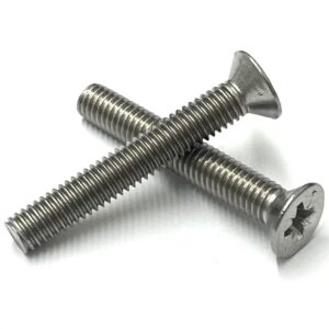 M8 Pozi Countersunk Machine Screw A4 stainless steel