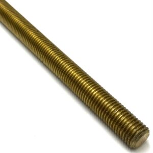 M8 Brass Threaded Rod - Metric