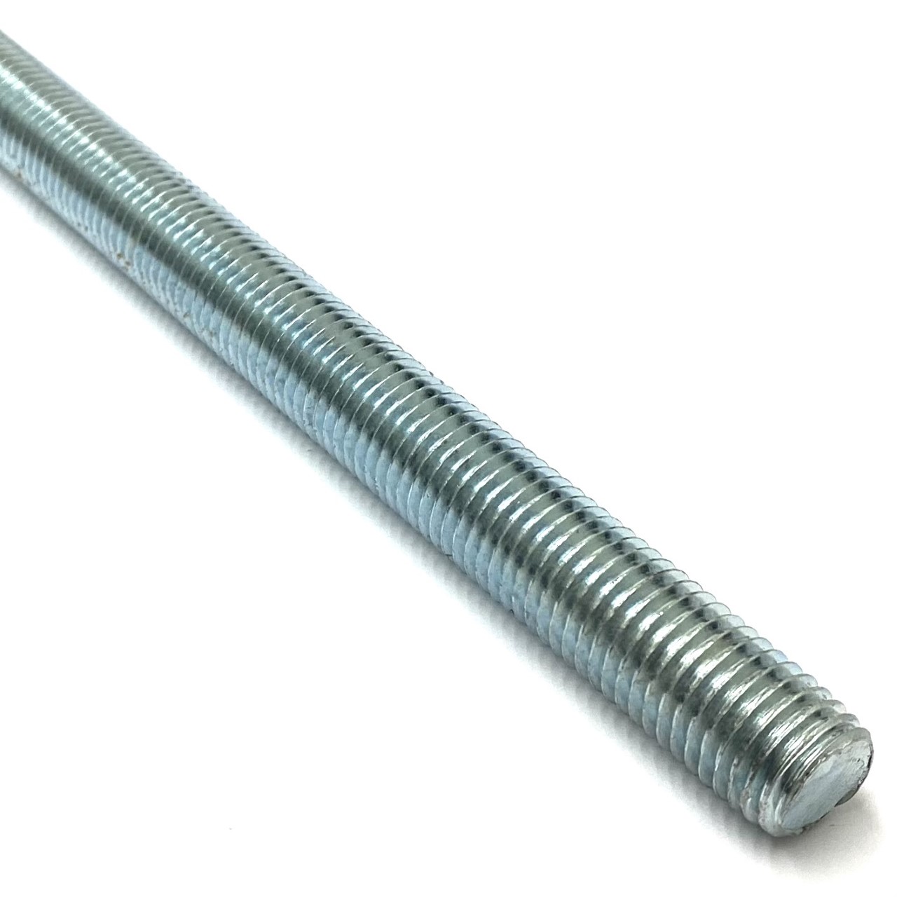 M10 x 1-Metre Mild Steel Studding (Threaded Rod) Grade 4.8 Bright Zinc  Plated, DIN 975 Bolt WorldBolt World