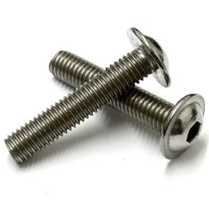 M12 Socket Button Flange Head Screws - Stainless Steel A2