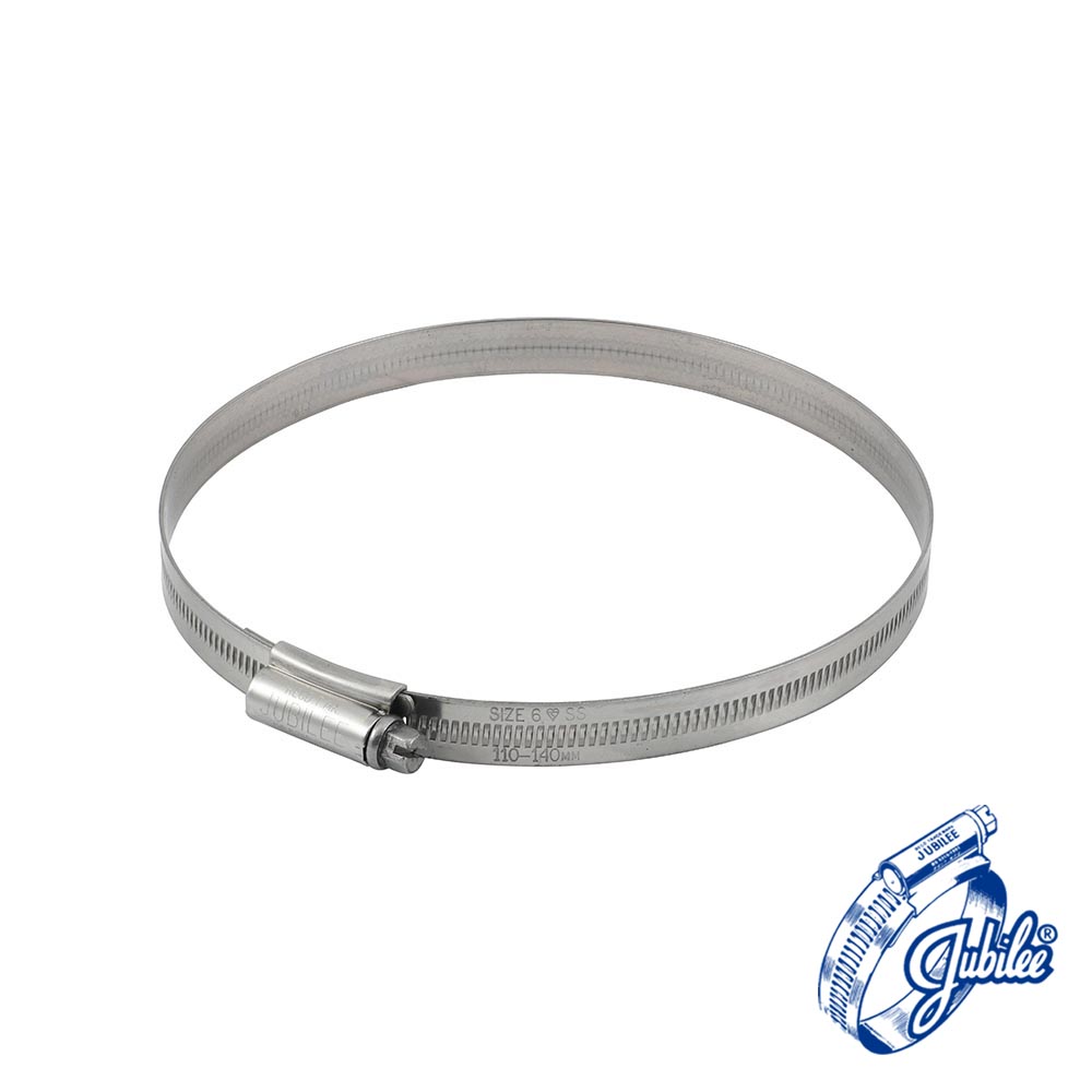 110-140mm Jubilee Clip Austenitic Stainless Steel (A2-304) (5pcs)