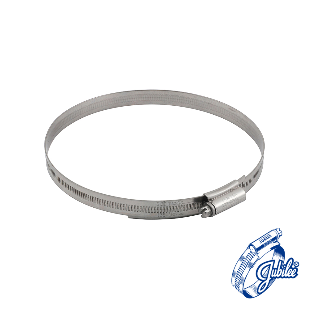 135-165mm Jubilee Clip Austenitic Stainless Steel (A2-304) (5pcs)