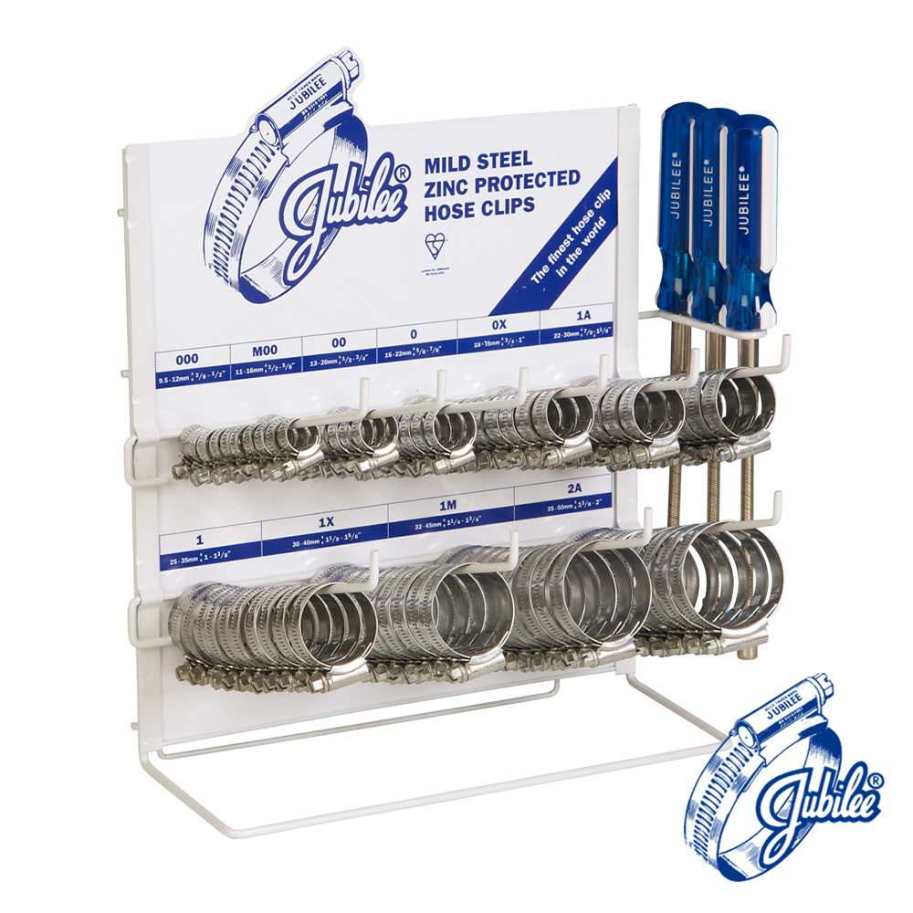 100pcs Jubilee Clip Stand Mild Steel