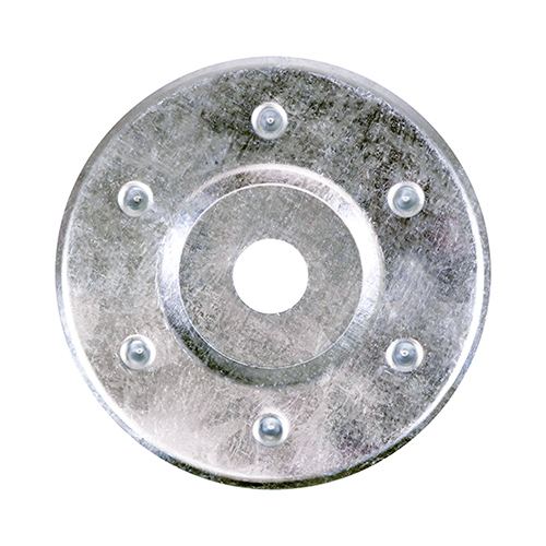 85mm, Large Metal Insulation Discs - Galvanised