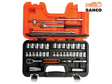 Bahco S380 Socket Set of 38 Metric 3/8in Drive BAHS380
