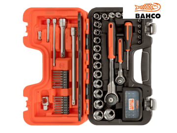 Bahco SW79 Swivel Socket Set of 79 Metric 1/4in & 1/2in Drive BAHSW79