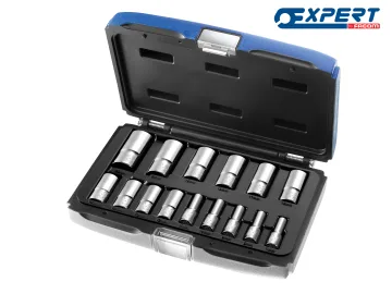Expert Deep Socket Set of 15 Metric 3/8in Drive BRIE031804B