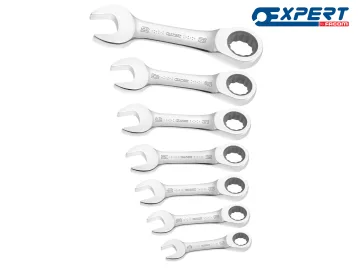 Expert Stubby Ratchet Spanner Set, 7 Piece BRIE111104B