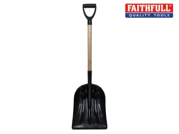 Faithfull Plastic Debris Shovel Wood Handle FAIDEBRIS