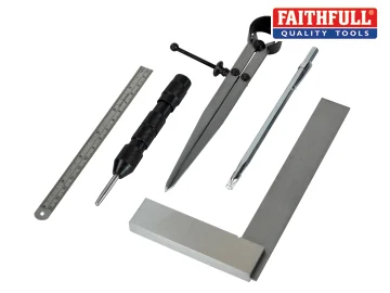 Faithfull Marking and Measuring Set, 5 Piece FAIESMEASKIT