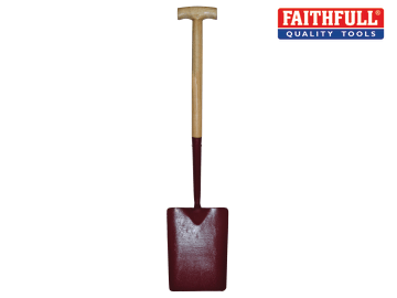Faithfull Solid Socket Shovel Taper No.2 T-Handle FAISST2T