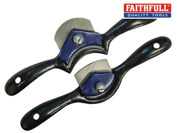 Faithfull Spokeshave Twin Pack (1 Concave & 1 Convex) FAISSTWIN