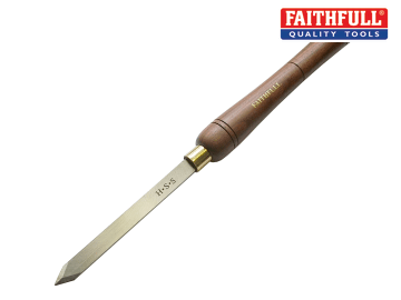 Faithfull HSS Turning Chisel 15mm Diamond Point Scraper FAIWCTDPS15