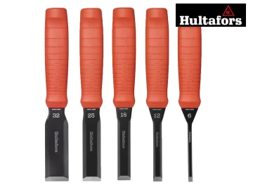 Hultafors Scandinavian Butt Chisel Set, 5 Piece HULEDC5