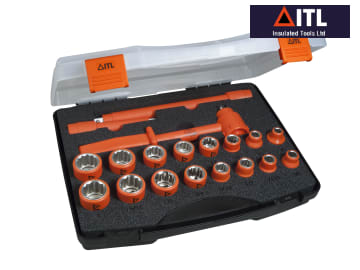 ITL (Insulated) Insulated Socket Set of 19 1/2in Drive