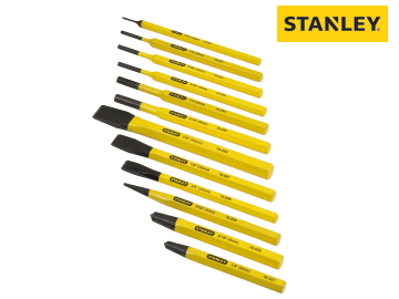 STANLEY?Punch & Chisel Set, 12 Piece STA418299