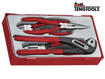 Teng TT440 Mega Bite Pliers Set, 4 Piece TENTT440