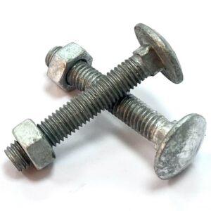 M8 Carriage Bolts & Nuts - Galvanised