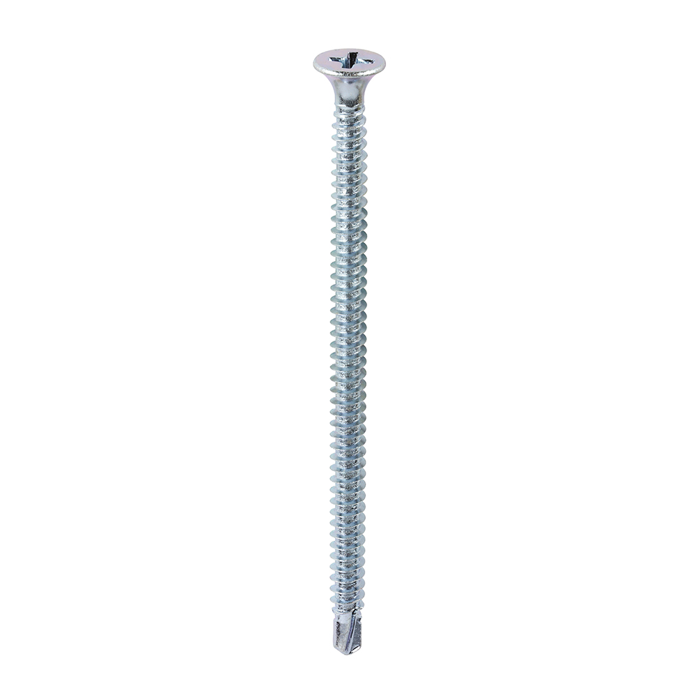 4.2 x 75mm Drywall Metal Stud Plasterboard Screws Philipps Head, Bugle Self Drilling -Zinc - (Pack of 500)