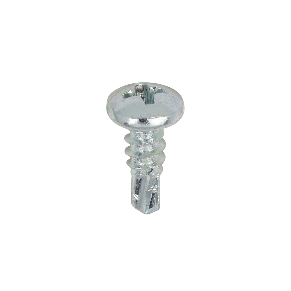 7g x 7/16" (3.9 x 11mm) Metal Construction Sheet & Stud Screws- Phillips Pan Self Drilling - Zinc Plated
