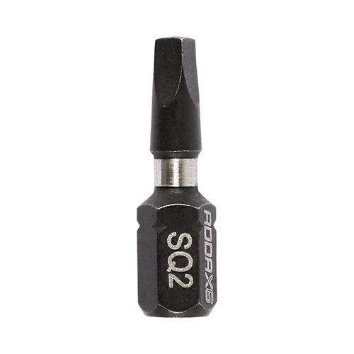 No.2 x 25 Impact Driver Bits - SQ (Pack of 10)