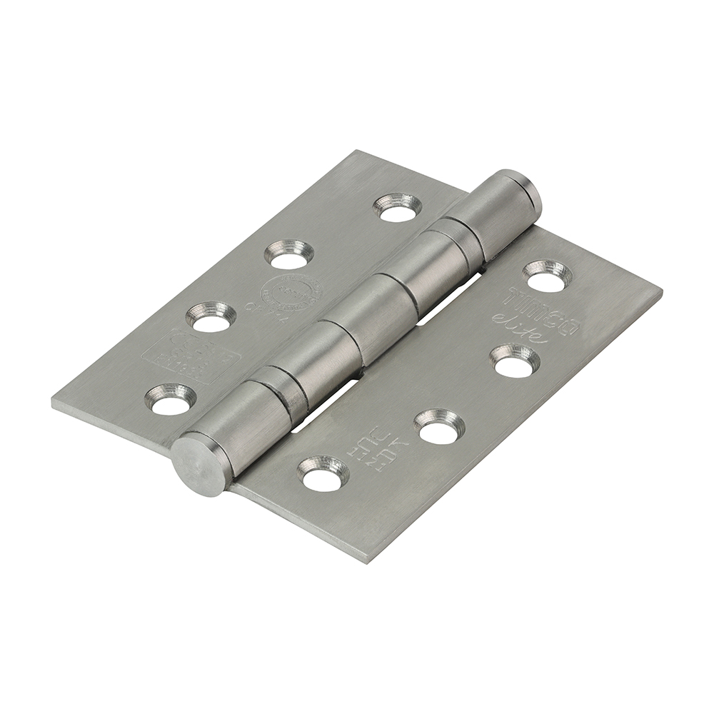 101 x 76 x 3 Grade 13 Fire Door Hinges - Satin Stainless Steel (Pack of 2)