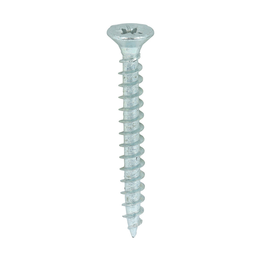 4.5 x 40mm Solo Multipurpose Chipboard & Woodscrews, Pozi Countersunk - Bright Zinc Plated Steel