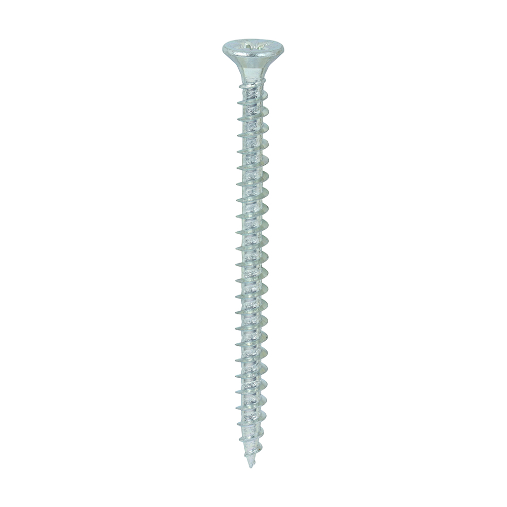 4.5 x 60mm Solo Multipurpose Chipboard & Woodscrews, Pozi Countersunk - Bright Zinc Plated Steel