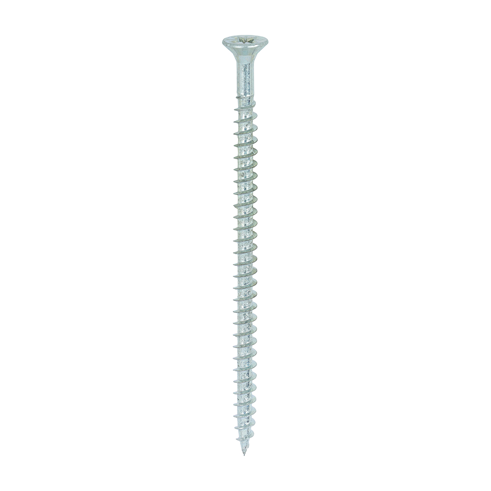 4.5 x 80mm Solo Multipurpose Chipboard & Woodscrews, Pozi Countersunk - Bright Zinc Plated Steel