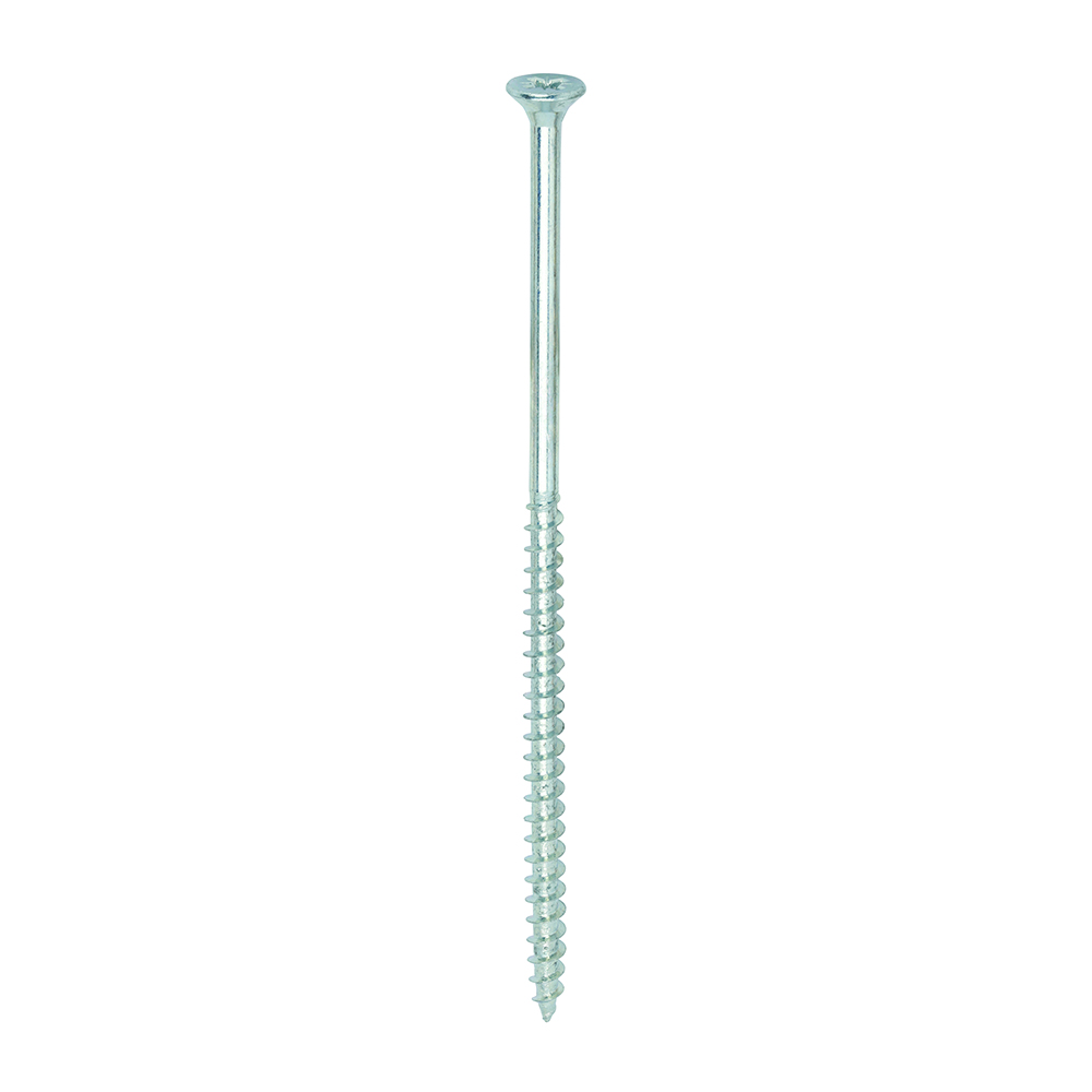 5.0 x 120mm Solo Multipurpose Chipboard & Woodscrews, Pozi Countersunk - Bright Zinc Plated Steel
