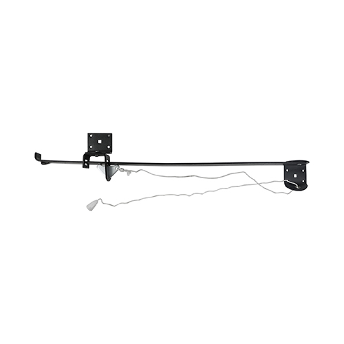 24" Senior Garage Door Holder - Narrow Lintel - Black