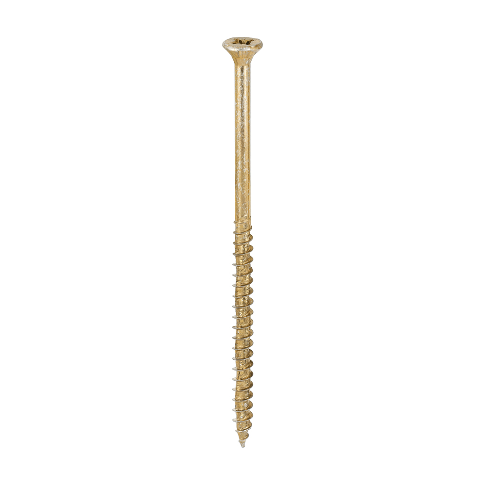 12 x 4 3⁄4 (6.0 x 120) - Velocity Premium Multi-Use Screws - PZ - Double Countersunk - Yellow