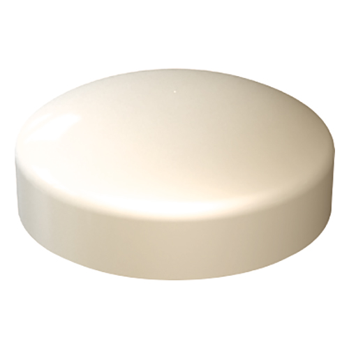 To fit 3.5 to 4.2 Screw Two Piece Screw Caps - Cream (Pack of 100)