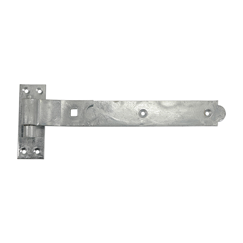 250mm Pair of Cranked Band & Hook On Plates - Hot Dipped Galvanised (Pack of 2)