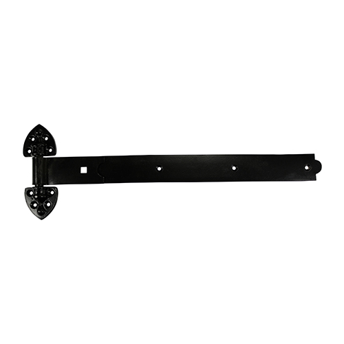 500mm Pair of Heavy Reversible Hinges - Black