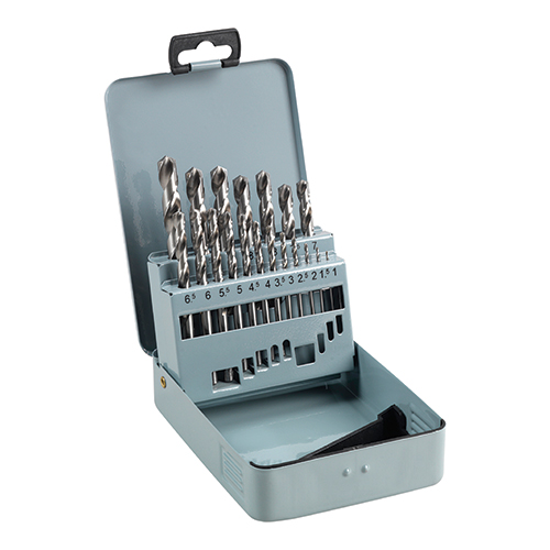 19pcs Ground Jobber Drills - HSS M2