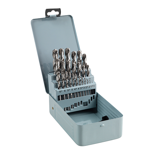 25pcs Ground Jobber Drills - HSS M2