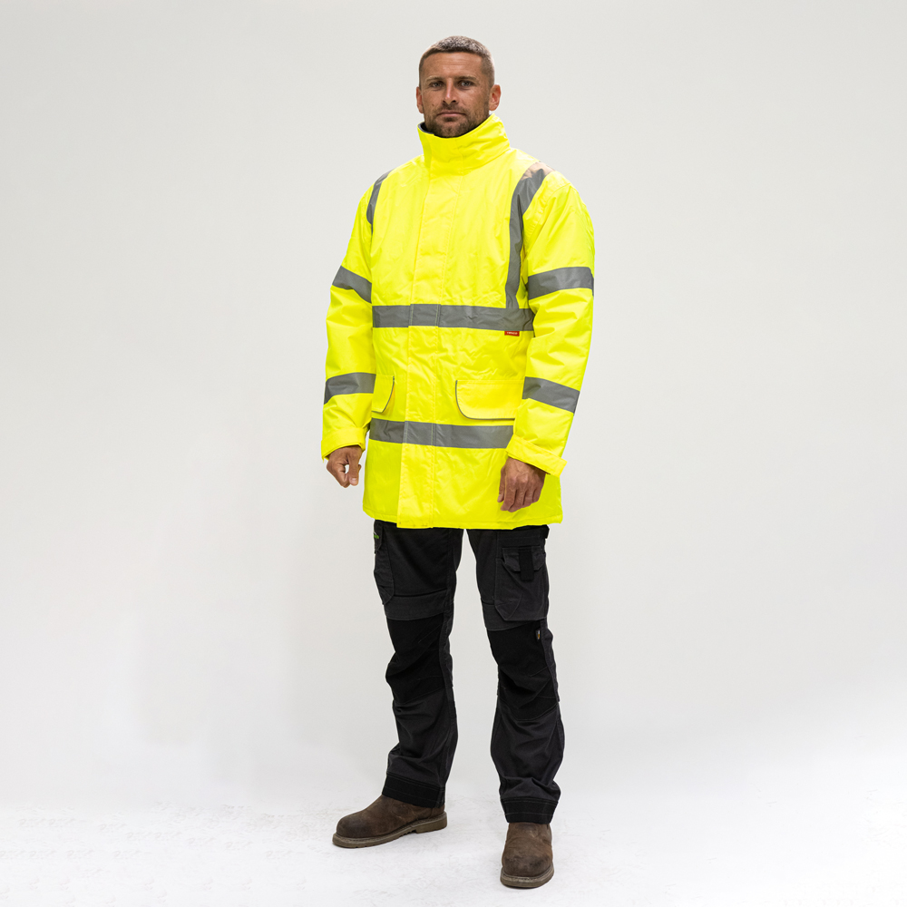 XXX Large Hi-Visibility Parka Jacket - Yellow