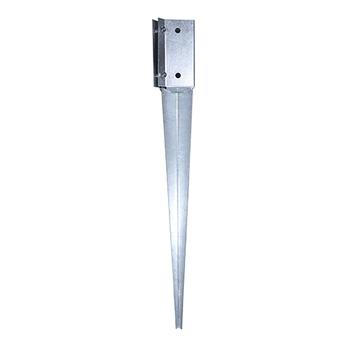 100 x 600mm Drive in Post Spike - Bolt Secure - Hot Dipped Galvanised