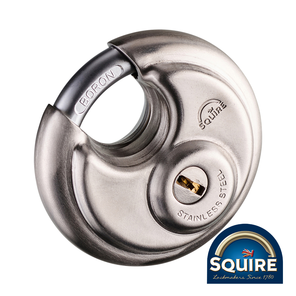 70mm Stainless Steel Disc Padlock - DCL1