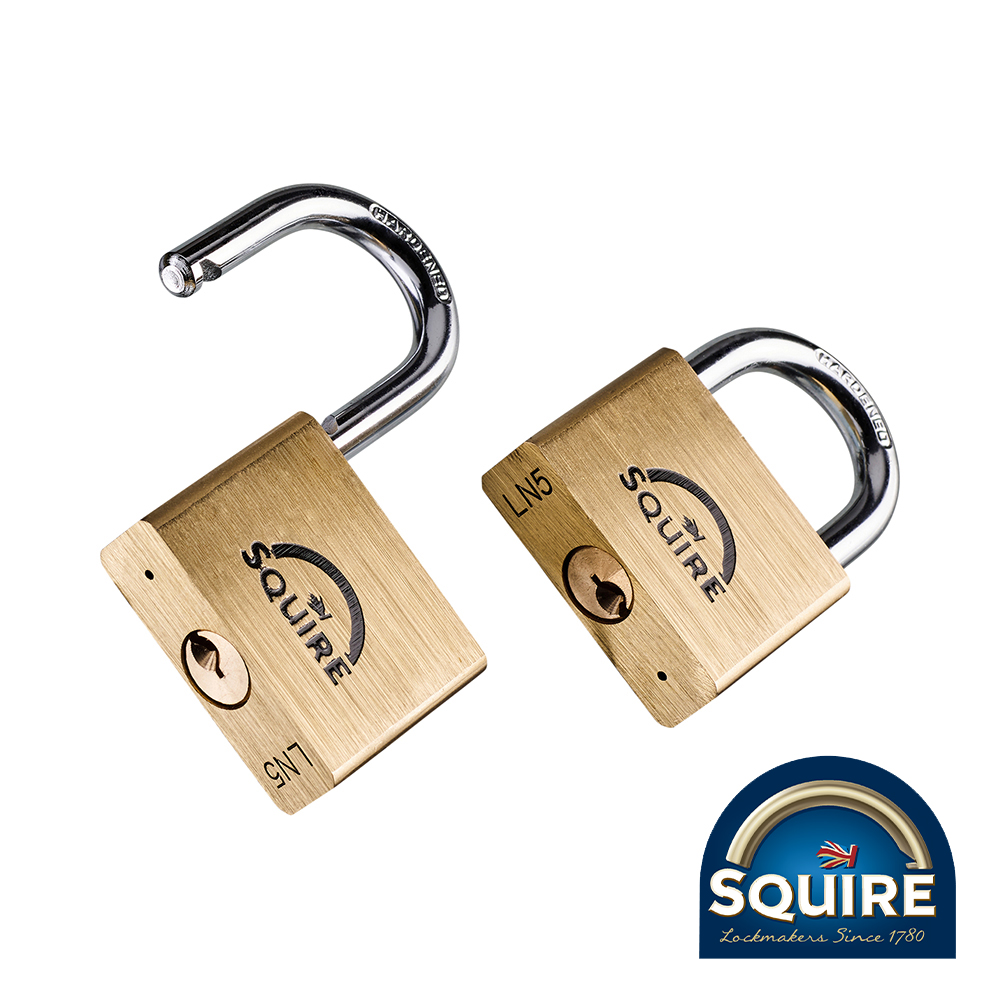 50mm Premium Brass Lion Padlock - Keyed Alike - LN5T (Pack of 2)