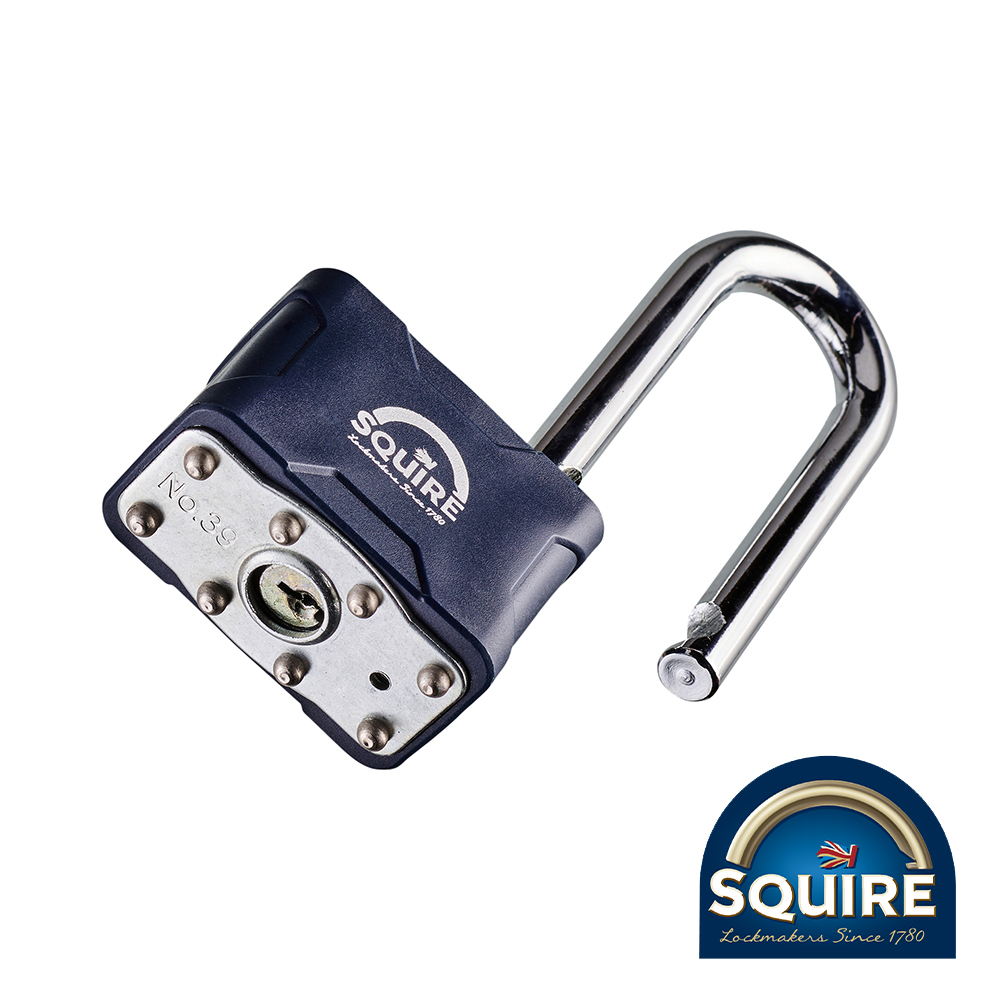 50mm Stronglock Laminated Padlock - 2.5" Long Shackle - 39/2.5