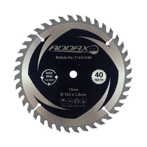 165 x 10 x 40T Handheld Cordless Circular Saw Blade