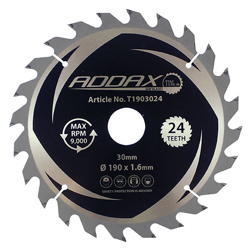 190 x 30 x 24T Handheld Cordless Circular Saw Blade