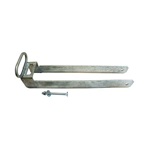 350mm Throw-Over Gate Loop With Lifting Handle - Hot Dipped Galvanised