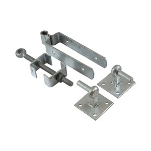 Adjustable Fieldgate Hinge Set With Hook On Plate