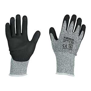 High Cut Gloves - PU Coated HPPE Fibre with Glass Fibre